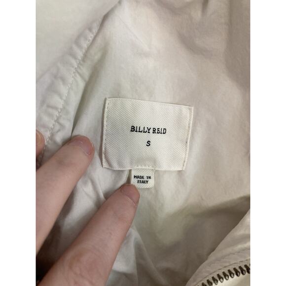 Billy Reid Light Windbreaker Bomber Style Jacket Crane Embroidery Womens Small - Picture 3 of 9